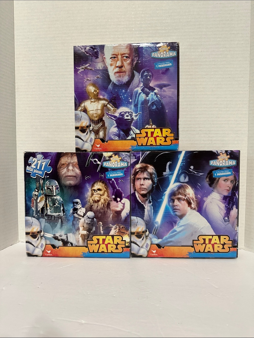 Star Wars Panorama Puzzle With Set of 3 Puzzles